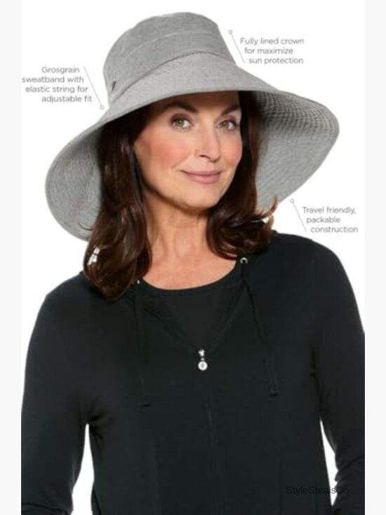 UPF 50+ Sun Protection Floppy Beach Hat - Ultra Wide Brim main image 5